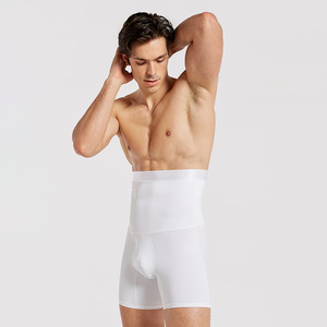 Pantalones Moldeadores de Piernas y Caderas para Hombre, Transpirables, de Doble Capa, Tejido de Spandex/Nylon, Delgados, Antibacterianos, con Estampado Digital y Cintura Alta - Product Image 2