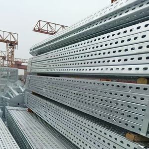 เหล็กชุบสังกะสีรูปตัวซีแบบจุ่มร้อน เหล็กช่องตัวซีแบบมีรู เหล็กช่องตัวซีแบบเจาะรู เหล็กช่องตัวซีแบบมีรูชุบสังกะสี - Product Image 1