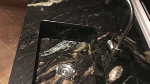 Tmz ODM/ODM đá granit kỳ lạ trong kho tấm đá granit đen vũ trụ với tĩnh mạch vàng cho dự án thương mại - Product Image 4