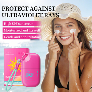 Crème <span class=keywords><strong>solaire</strong></span> teintée légère et résistante à l'eau, protection UV SPF 50, <span class=keywords><strong>hydratant</strong></span> quotidien pour le visage, marque privée coréenne - Product Image 2