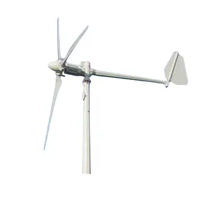 Turbin angin 5000w untuk harga atap energi angin, turbin Generator daya 5kW 2 tahun 6m (.5.4m pilihan) 7,5 KW