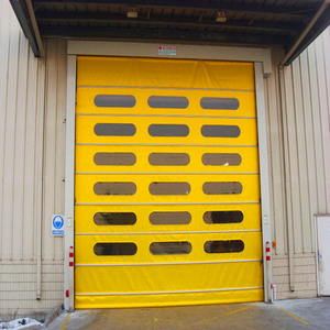 Tùy chỉnh tốc độ cao PVC CuộN cửa chớp thiết kế công nghiệp tự động mở ván ép polymer có thể gập lại nhà kho hội thảo - Product Image 3