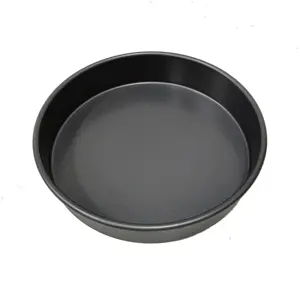 0.8Mm Zwaar Staal 9 Inch Thuis Keuken Bakvormen Carbon Staal Anti-Aanbak Ronde Cake Pan Broodovenschaal Ronde Brood Bakvorm