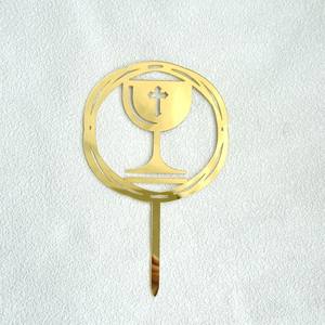 Decoraciones religiosas para pasteles Dove Cross Topper Bautismo Bautizo Primera comunión Suministros para fiestas Ideal para eventos de la Iglesia - Product Image 4