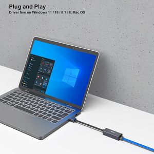 Benfei อะแดปเตอร์ USB เป็นอีเธอร์เน็ต, USB 3.0ถึง1000 Mbps กิกะบิตอีเธอร์เน็ต<span class=keywords><strong>แลน</strong></span>อะแดปเตอร์เครือข่าย<span class=keywords><strong>สาย</strong></span>ไนลอนถักกรณีอลูมิเนียม - Product Image 5