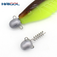 Accessoires de pêche pour la pêche de brochet, avec tête plombée, poisson nageur de 7g, 10g, 5g, OEM, polyvalent, livraison depuis l'usine
