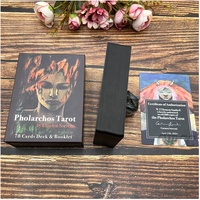Cartes d'affirmation en papier personnalisées à prix d'usine, cartes de tarot et oracles de qualité supérieure avec finition mate, utilisation familiale, boîte personnalisée