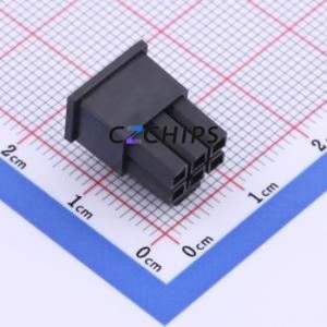 HC-MX3.0-2*3Y Housing (Wire-to-Board / Wire-to-Wire) P=3mm Connector 2x3P 3mm Micro-Fit (MX 3.0) 3mm - Product Image 2