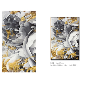 Décoration d'intérieur TianYu, peinture murale moderne sur toile peinte à la main, peinture <span class=keywords><strong>acrylique</strong></span> florale, peinture à l'huile pour la décoration d'hôtel - Product Image 2