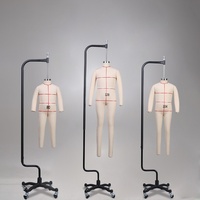 Mannequin enfant garçon en FRP suspendu, corps entier avec tête, pour la couture 3D, ajustement amovible et épinglable