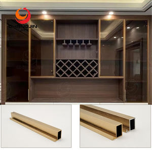 דלת ארון התקנה פשוטה עם מסגרת דק סגסוגת אלומיניום מסגרת רזה למטבח ארון משקאות - Product Image 4