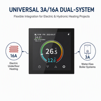Termostato Smart WiFi HYT001 Tuya con Icone UI Personalizzabili e Schermo a Colori Programmabile per Riscaldamento a Pavimento