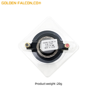 Réparation diaphragme klaxon pilote 34.4mm bobine vocale haut-parleur accessoires Kits titane Film Compression haut-parleur PA klaxon unité pilote