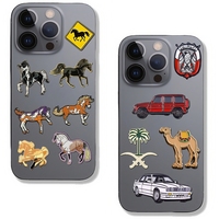 Benutzer definierte Metall Aufkleber bereit Lager Fast Ship Design Ihr eigenes Logo Aufkleber Pin 3M Metall Aufkleber für Telefon