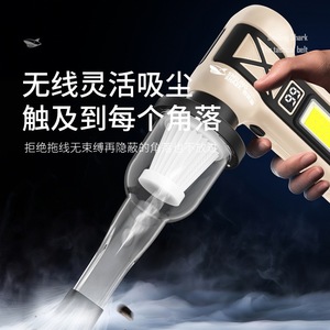 Souffleur portatif haute puissance Smiling Shark, ventilateur à turbine rechargeable 160W, double usage, élimination de la poussière industrielle - Product Image 4