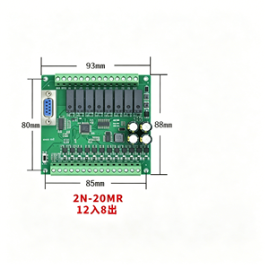 <span class=keywords><strong>FX2N</strong></span>-<span class=keywords><strong>20MR</strong></span> <span class=keywords><strong>FX2N</strong></span>-20MT โปรแกรมลอจิก SEEKU PLC บอร์ดควบคุมอุตสาหกรรม 12 อิน 8 เอาท์ 6 อิน 4 เอาท์เอาต์พุตรีเลย์ 24V 5A - Product Image 1