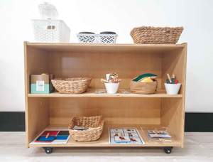 Étagère à livres en bois massif écologique Montessori moderne pour chambre à coucher, salon ou école, armoire à jouets pour enfants - Product Image 2