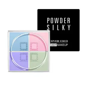 Productos de belleza al por mayor control de aceite maquillaje nude maquillaje cuatro color capacidad de reparación polvo suelto