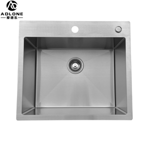 อ่างล้างจานสแตนเลสอ่างล้างจานสีดำอ่างล้างจานสแตนเลสอ่างล้างจานเดี่ยวแบบติดใต้อ่างล้างจาน - Product Image 5