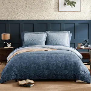 Wholesale bluey comforter sets bedding fitted bed sheet set 100% polyester luxury cover set 5 piece