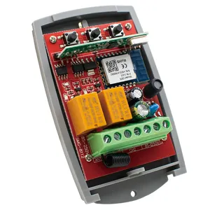 WIFI Garage Gate Door External Receiver Wifi 433 mhz Controller Tuya Module 2CH for 433.92mhz Handheld Transmitter Alexa Work