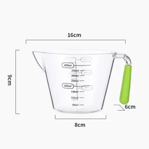 High Temperature Resistant Double Scale Measuring Cup Home Baking Kitchen Plastic Measuring Cup Tool