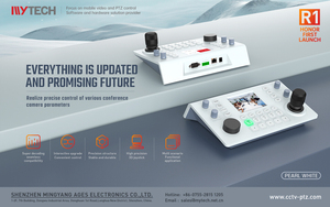 Layar fungsi Decoding warna 3.5 inci, pengontrol Ip Ptz Joystick 4D untuk kamera Video 4k Ndi <span class=keywords><strong>Keyboard</strong></span> siaran langsung Streaming - Product Image 6