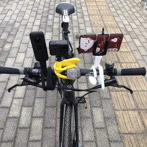 <span class=keywords><strong>Support</strong></span> de guidon de vélo universel en silicone réglable pour téléphone, caméra d'<span class=keywords><strong>action</strong></span>, GoPro, Insta360, DJI, antidérapant, pour le cyclisme - Product Image 4