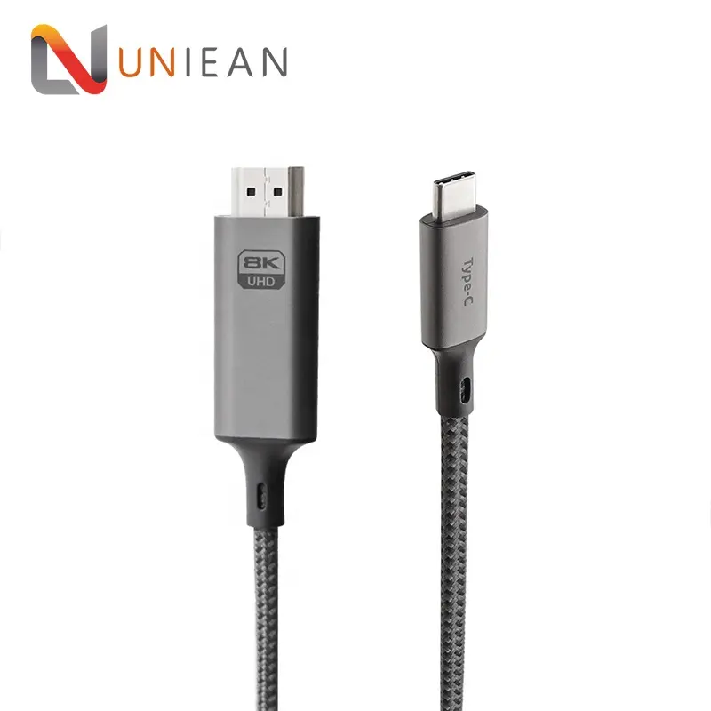 Commonly Used Accessories & Parts 3.1 Braided Cable UHD 60hz USB C HDMI Cable 2m 5m 4k 8k 2022 10m