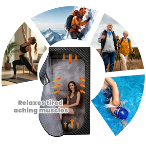 ZT Vente directe usine Tente de sauna vapeur portable pliable pour usage domestique, sauna corporel complet, vente en gros, cabine de sauna spa humide - Product Image 3