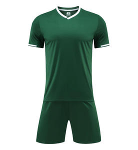 Camiseta Deportiva de Manga Corta con Cuello Alto, de Secado Rápido, en Spandex/Algodón, 220g, para Entrenamiento de Fútbol, Kits de Fútbol para Bebés - Product Image 4