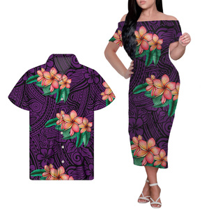 Robe de <span class=keywords><strong>tatouage</strong></span> Tribal <span class=keywords><strong>polynésien</strong></span> traditionnel Match hommes chemise en vrac surdimensionné vêtements pour femmes robe filles une <span class=keywords><strong>épaule</strong></span> robe - Product Image 3