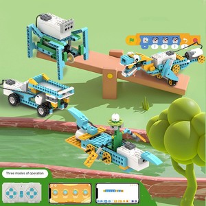 CB01 khối xây dựng khoa học và giáo dục robot có thể tự làm cho trẻ em giáo dục sớm lớp lập trình đồ chơi robot điện - Product Image 3