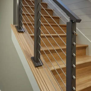 Foshan Deck Wire Railing Custo Barato Tensão Aço Inoxidável Cabo Balaustrada Railing - Product Image 5