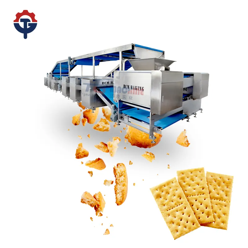 Máquina de fábrica de biscoitos com controle remoto, garantia de qualidade, máquina de fazer biscoitos na China, fabricação de máquinas de biscoitos