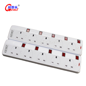 Anh điện tường ABS điện phích cắm và ổ cắm 3/4/5 cách đa cắm mở rộng Dây ổ cắm - Product Image 5