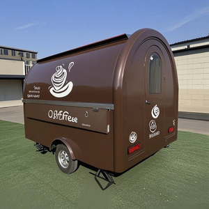 2025 एचबी आइस क्रीम फूड ट्रक क्रू फूड ट्रक बाइक कॉफी कार्ट बिक्री के लिए मोबाइल कॉफी कार्ट - Product Image 1