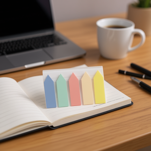 ILAN Adhesive Notes 44x12mm 20 Sheets 5 Colors Tip Shape Self-adhesive Paper <b>Memo</b> <b>Pad</b> For Promotional Activities - Product Image 2