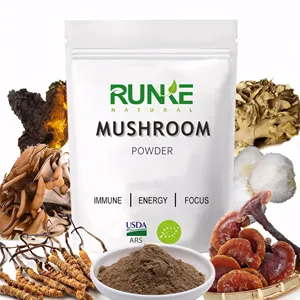 Mélange de vente chaude extrait de champignon 100% mélanges de poudre de plantes pures champignons médicinaux de haute qualité