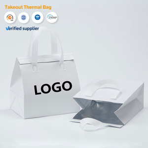 Bolsas Térmicas Desechables de Tela No Tejida con Aislamiento de Papel de Aluminio y Logotipo Personalizado para Entrega de <span class=keywords><strong>Comida</strong></span> Caliente y Frí<span class=keywords><strong>a</strong></span> - Product Image 1