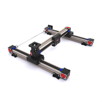 50-3900mm CNC modul linier melacak gerak meja geser xyz sumbu meja geser untuk 3D printer kit lengan robot