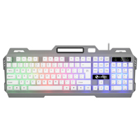 PC Gaming Grosir K880 Terbaru Keyboard Multimedia Deluxe RBG USB Fleksibel Backlit Mekanik OEM Laptop Gamer PC Murah