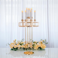 Nouveauté : Chandelier en fer forgé à 13 têtes, style moderne et luxueux, idéal pour les mariages, les allées et les tables centrales de salle, ornement décoratif, produit le plus vendu.