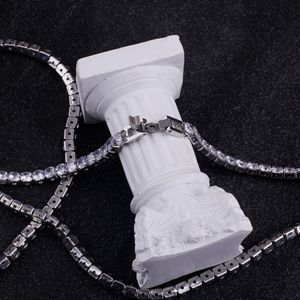 Hip Hop Cubic Zirconia Tennis <b>Chain</b> Necklace | Stainless Steel Iced Out <b>Diamond</b> <b>Chain</b> for <b>Men</b> & Women Bling Jewelry - Product Image 6