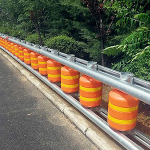 Barriere Antiurto per Autostrade, Guardrail a Rulli per Sicurezza Stradale, Barriera di Sicurezza Anticorrosione Zincata a Caldo di Grado Ingegneristico - Product Image 3