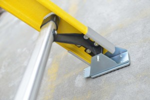 Kingbridge màu vàng 2 phần <span class=keywords><strong>24ft</strong></span> dọc sợi thủy tinh mở rộng thang EN131 và en61478 cho điện làm việc escaleras - Product Image 6