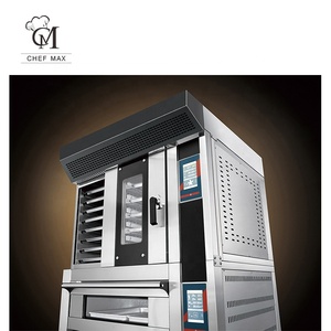 Chefmax Commercial Pain Pizza Plateaux Armoire Électrique À Circulation D'air Chaud <span class=keywords><strong>Four</strong></span> De <span class=keywords><strong>Cuisson</strong></span> Avec Proofer - Product Image 3