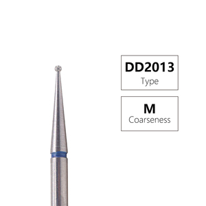 Embout de perceuse à ongles en diamant de forme sphérique, grain M, 3/32 pouce, accessoire de manucure électrique rotatif pour nettoyer les cuticules - Product Image 6