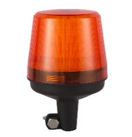 12-24V Flache LED-Rundumleuchte 30W Rotierende Blinkende Notfall-Warnleuchte mit Magnet für LKW und PKW