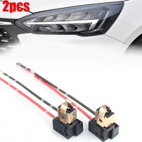 H1 H3 voiture ampoule prise tordu prise cuivre noyau Double fil bakélite prise voiture lampe prise connecteur fil